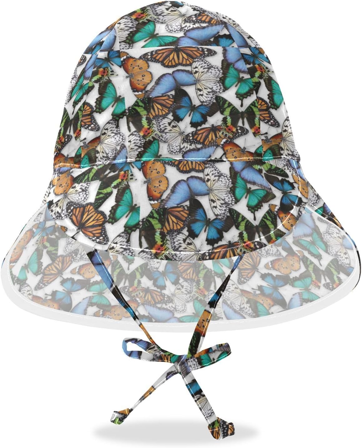 Adjustable Toddler Sun Hat for Girls Boys