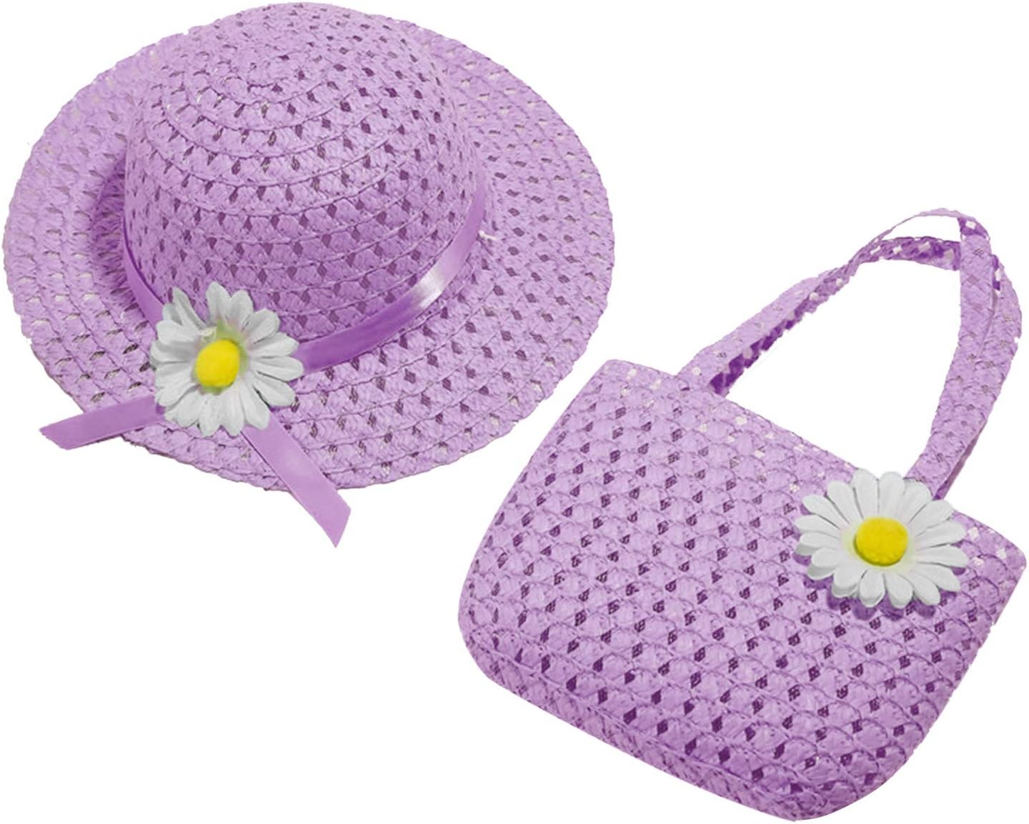2 Piece Floral Sun Hats for Baby Girls Summer