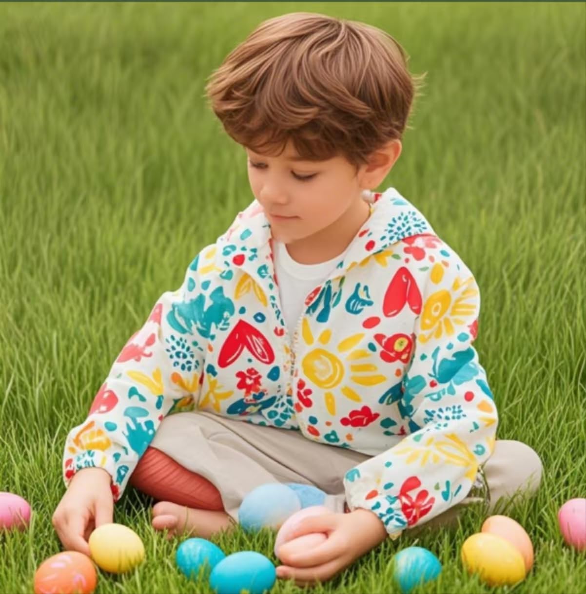 Cartoon Zip Jacket for Kids