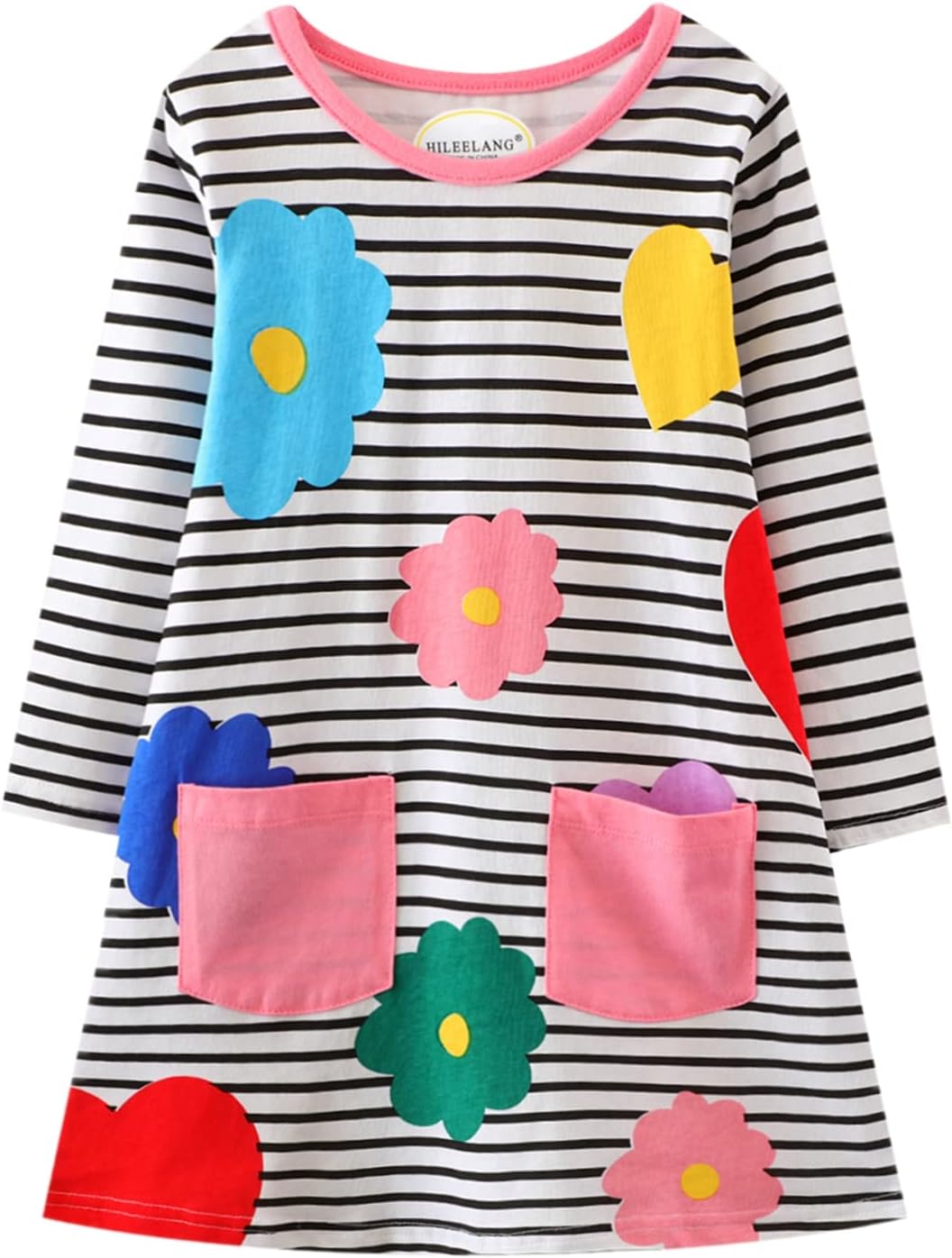 ADORABLE Toddler Christmas Easter Stripe Rainbows Girls Cotton Tunic