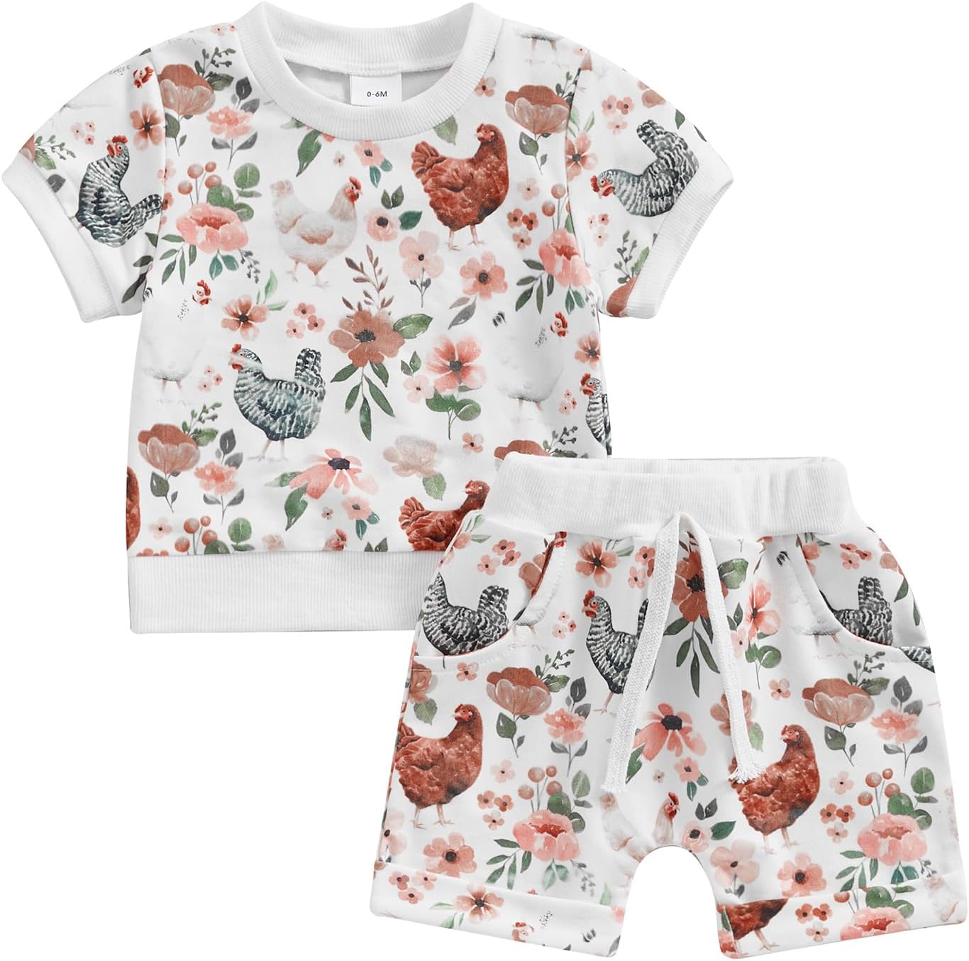 SHUING Toddler Farm Outfit