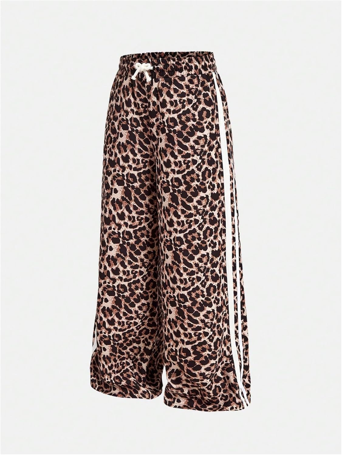 SHENHE Girls Y2k Leopard Print Pants