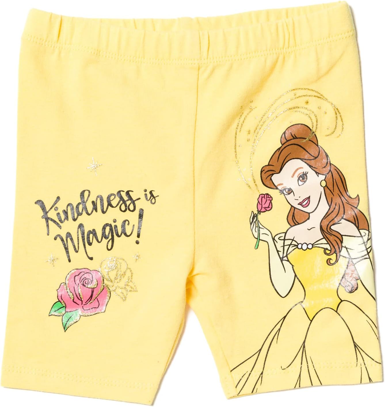 Disney Princess Ariel Belle Rapunzel Moana Bike Shorts 4-Pack