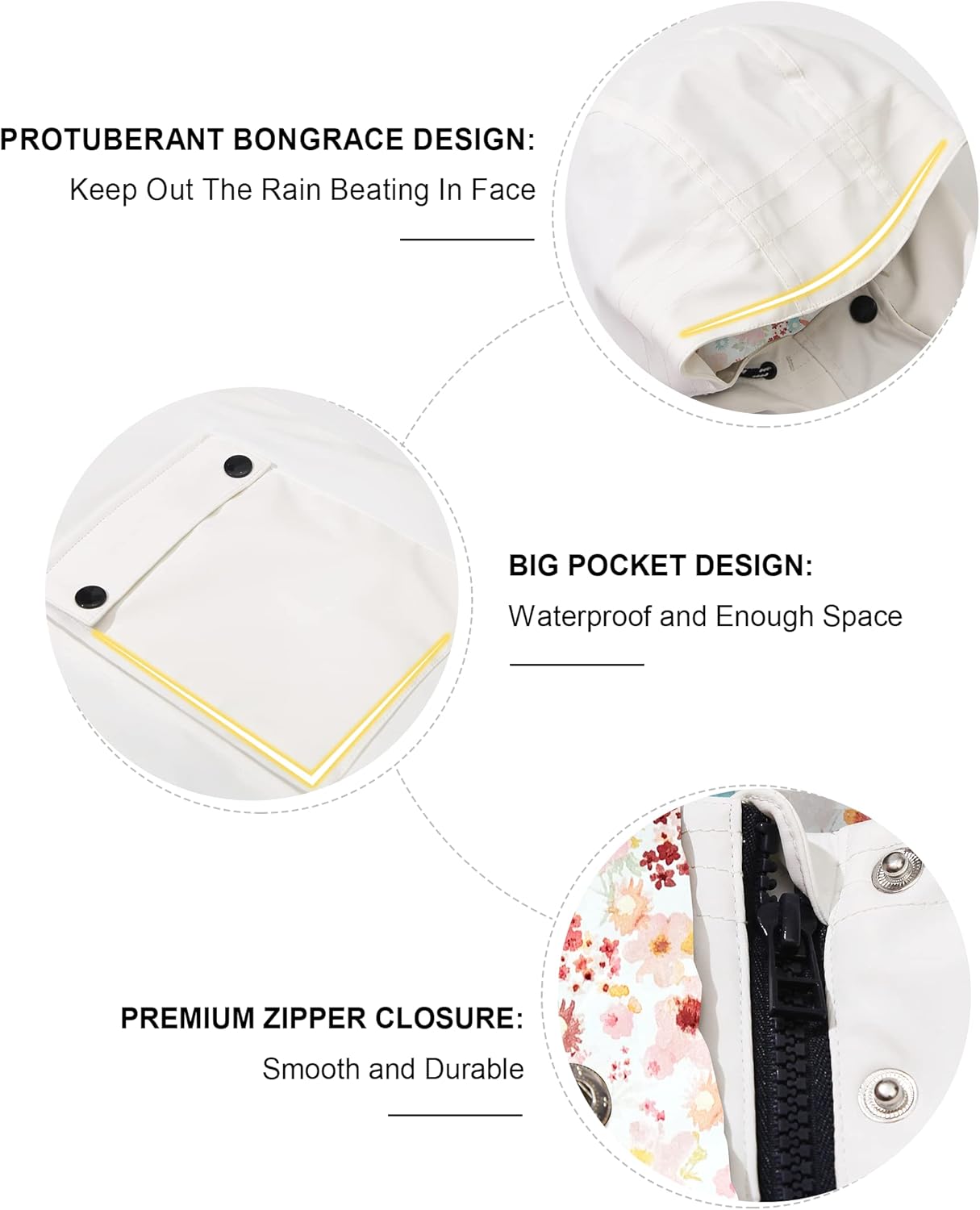 MAOO Kids Waterproof Jacket