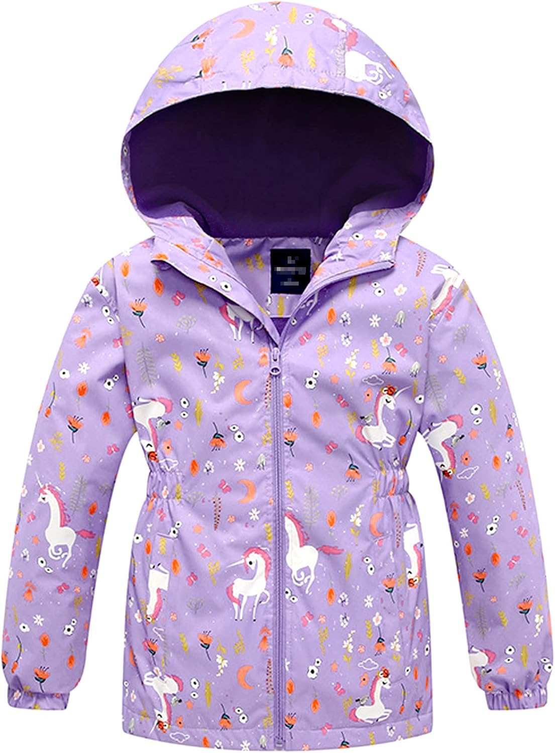 NerbeY Sport Specific Clothing Zip-Up Hooded Girls Wind-Resistant Jacket