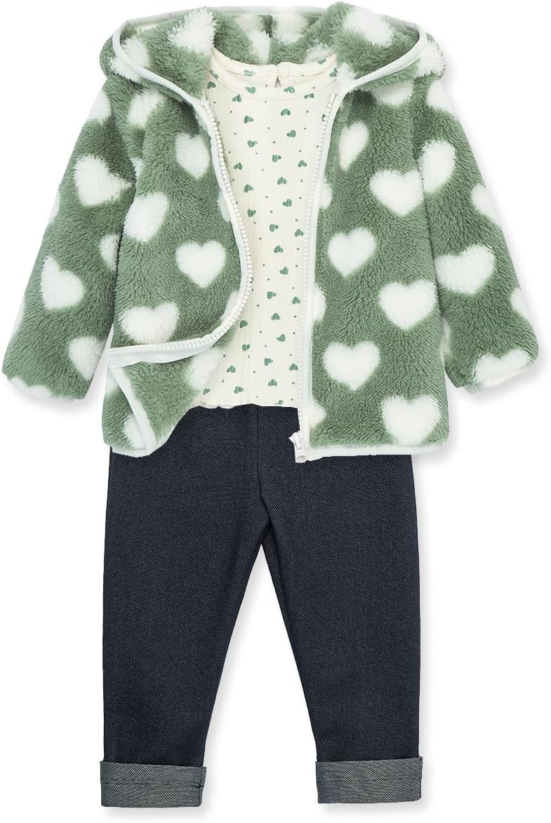 Little Me Baby Clothes - Cozy 3-Piece Set for Girls