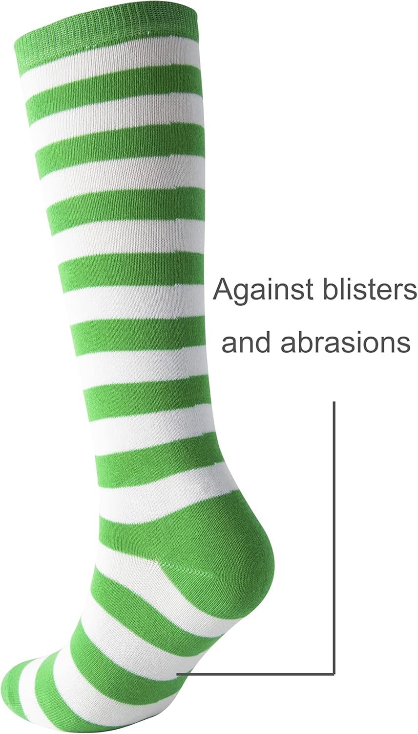 Cerebro StripeK CASUAL KNEE-HIGH SOCKS FOR GIRLS