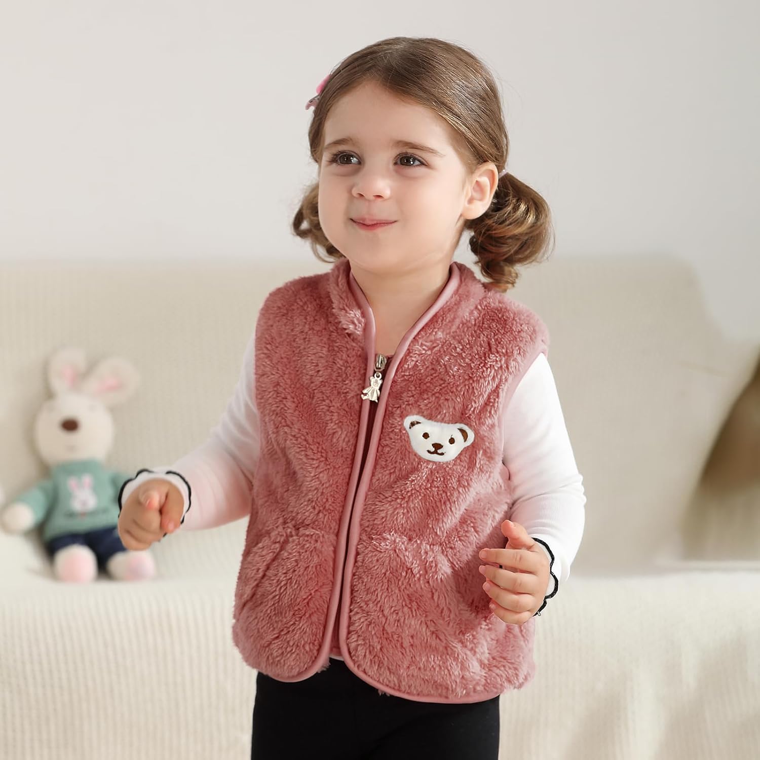 Adarl Vulnerable Winter Fleece Vest for Babies