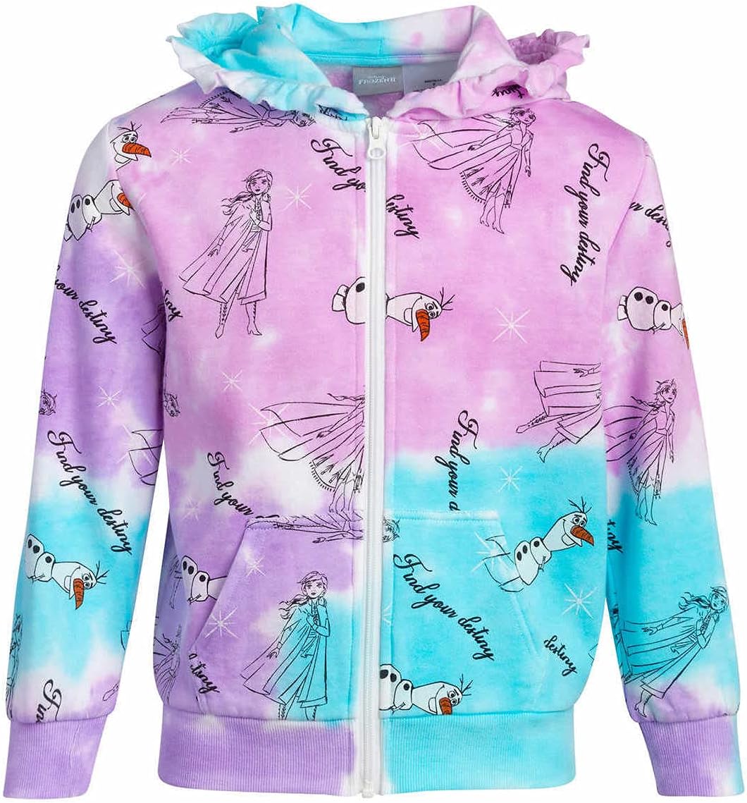 Disney Girls 3-Piece Frozen Fleece Set Cozy Kids Clothing Set