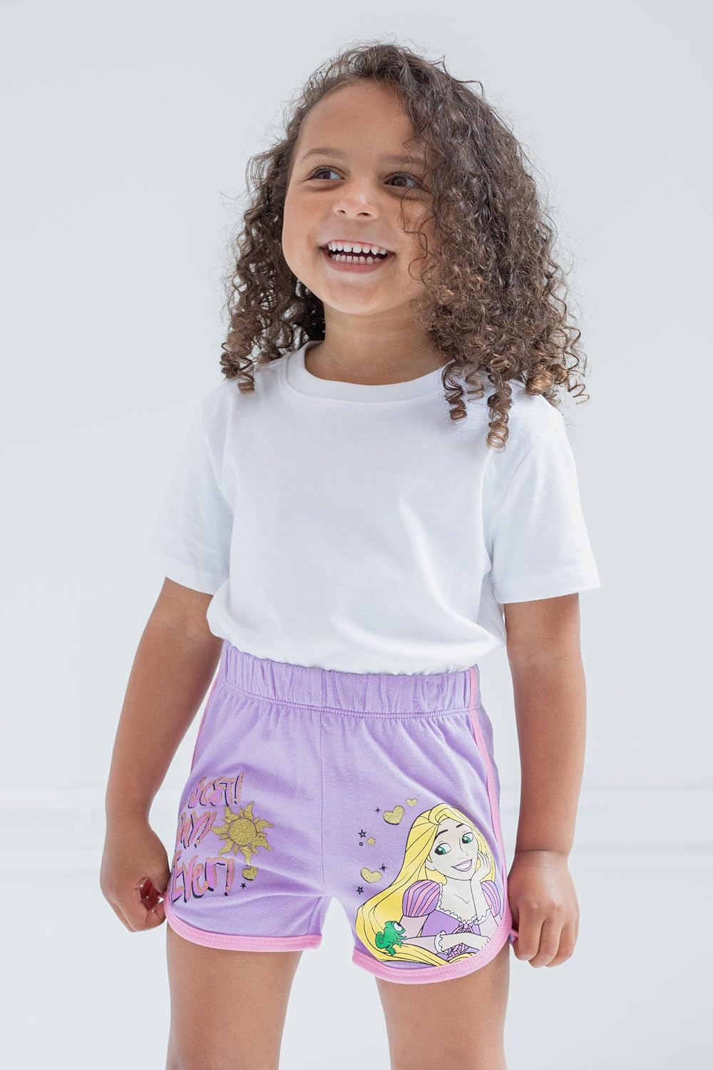 Charm Cutie Sleek DisneyMoana Rapunzel Big Girls Shorts