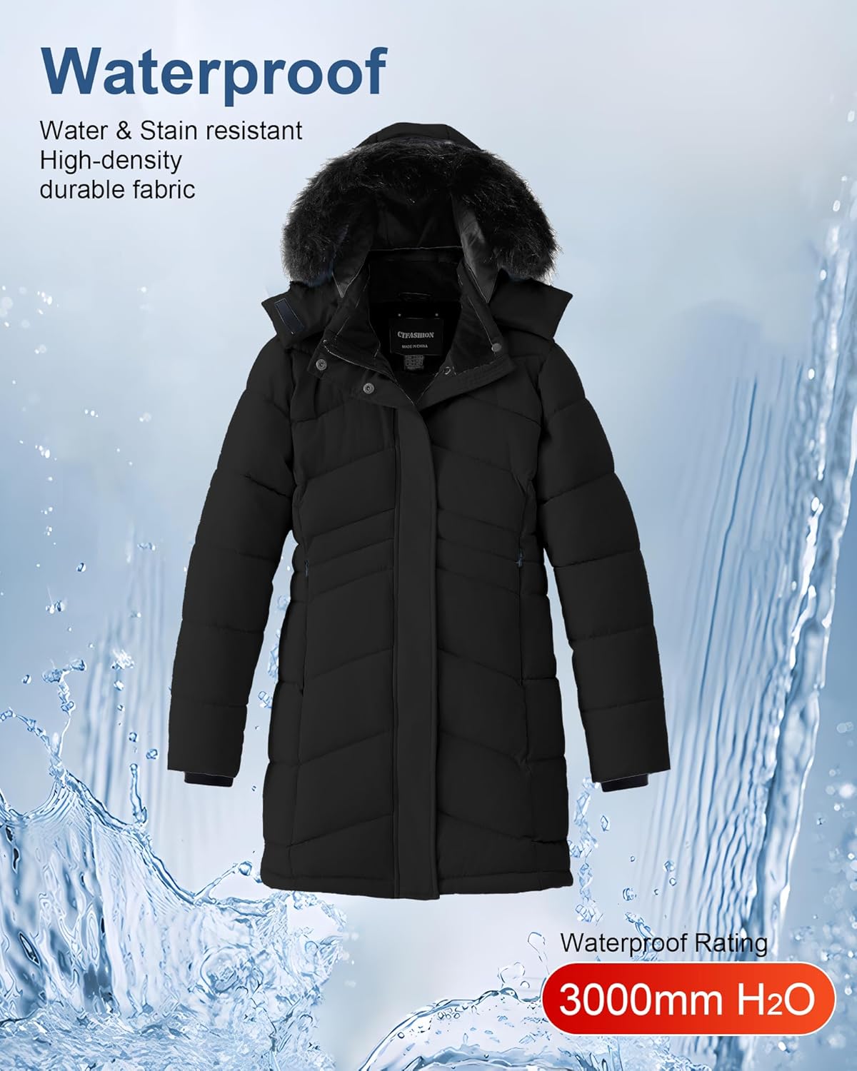 CTFASHION Winter Child Jacket Waterproof Windproof for Kids