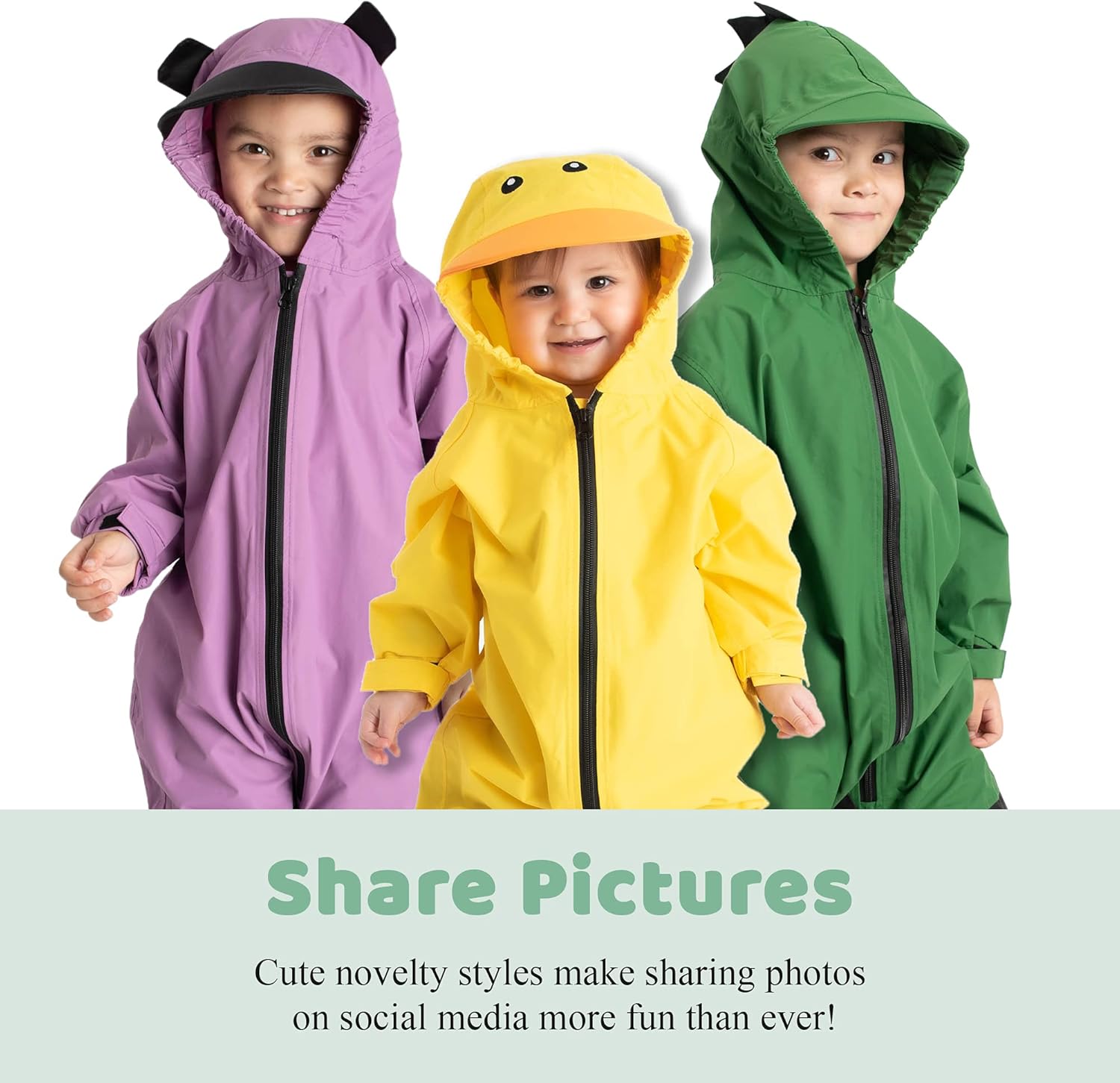 Cuddle Club Kids Muddy Buddy Waterproof Rain Suit One-Piece