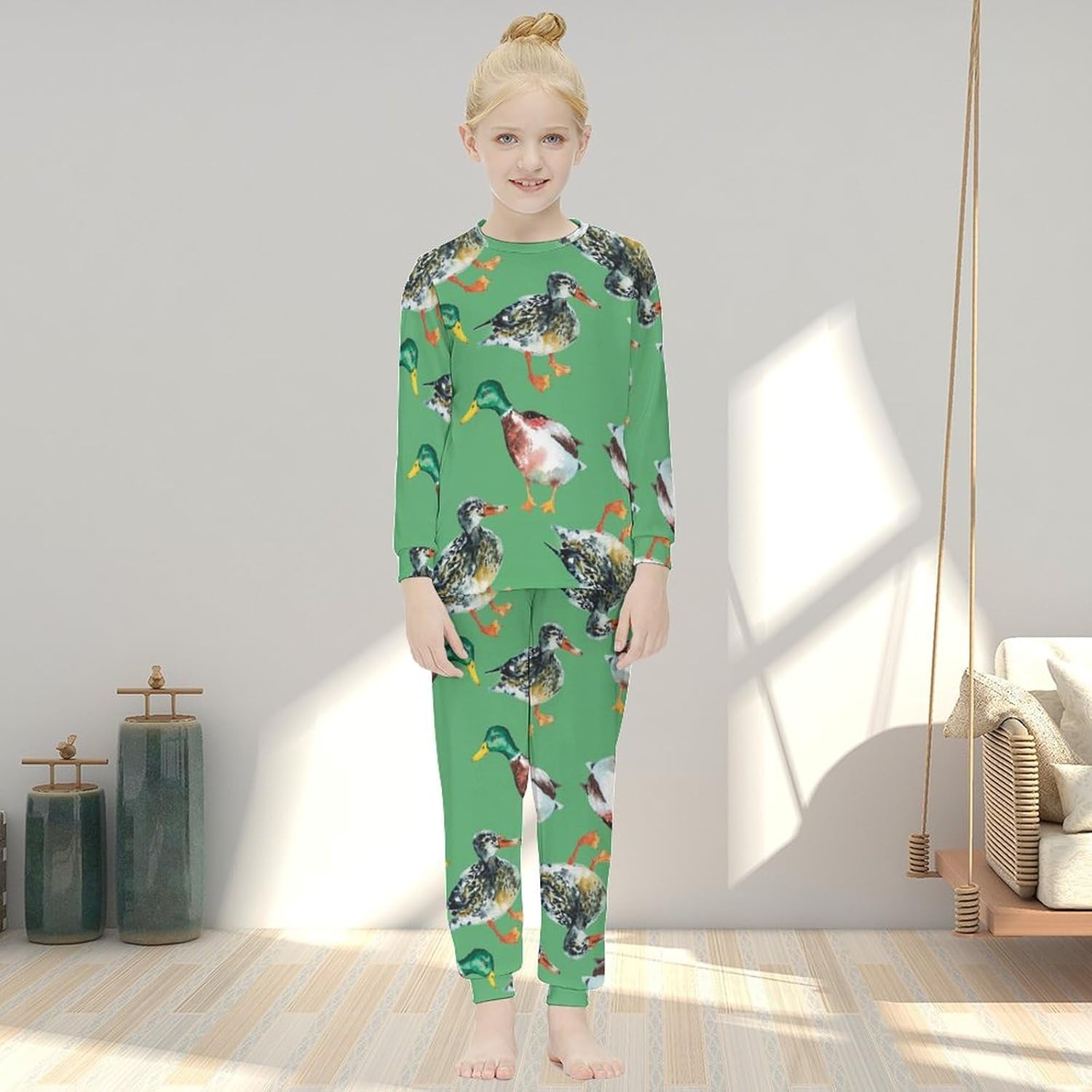 Girls Thermal Set - Soft Pajama BottomsTop Long John