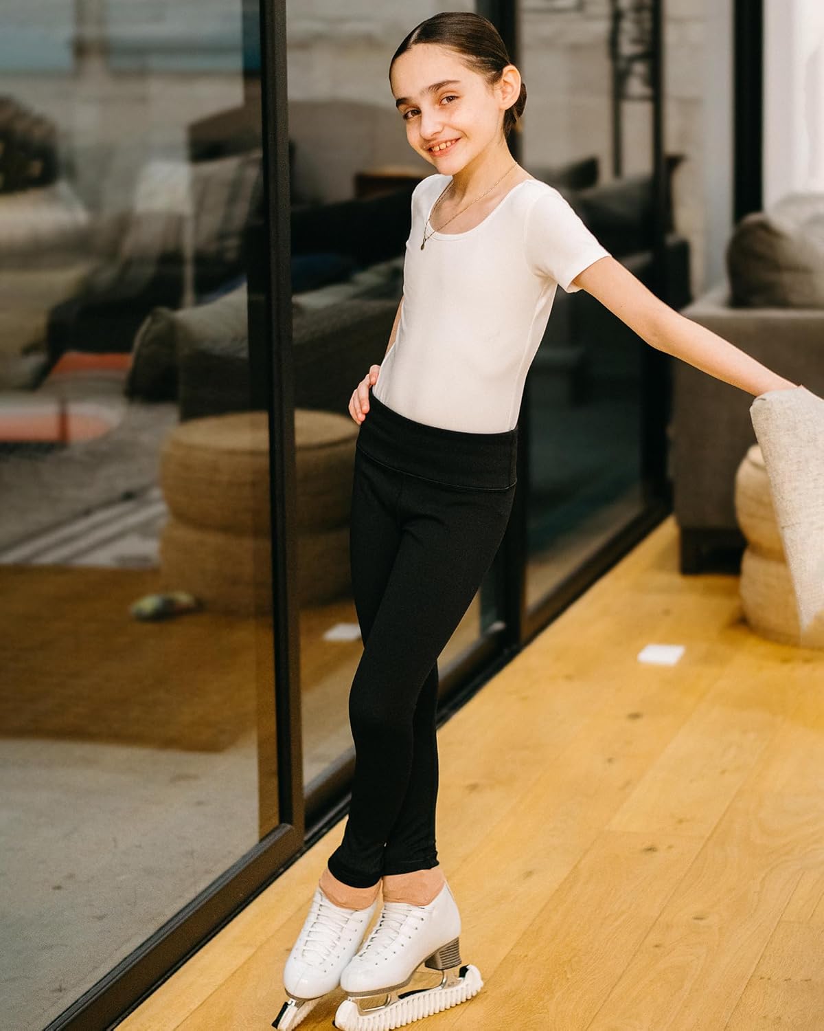 Stelle Girls Fleece Lined Leggings Youth