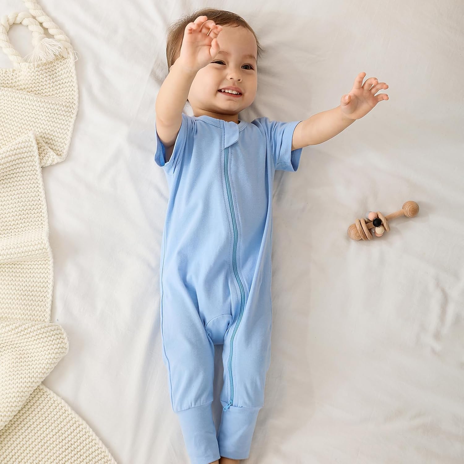 Feidoog Toddler 2-Piece Romper Set