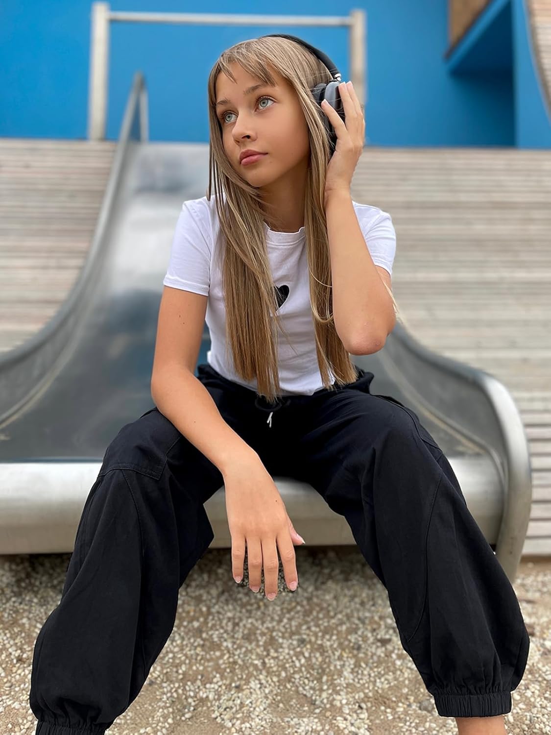Girls Cargo Pants - Kimoda - 7-14 Years