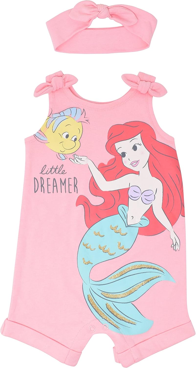 Disney Princess Rapunzel Romper Headband Perfect for Newborns to toddlers