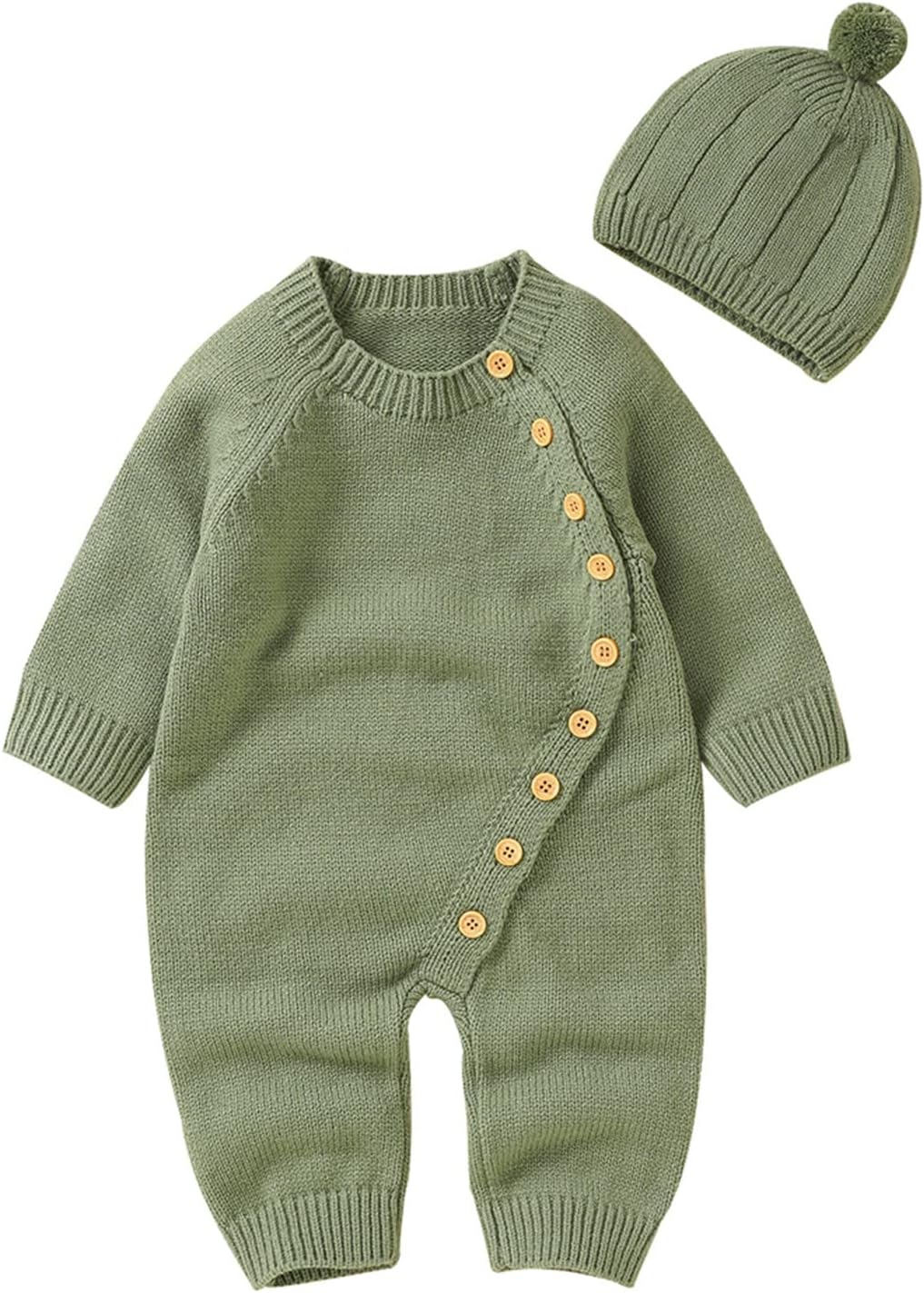 Softhead Newborn Baby Blanket Multi-Piece Knitted Romper Set for Baby