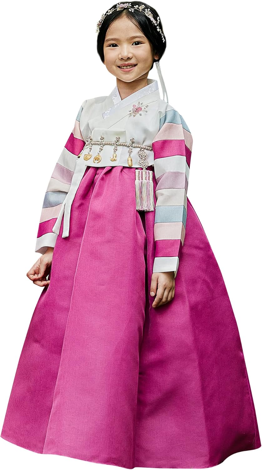 Korean Baby Girl Hanbok Top and Skirt Combo