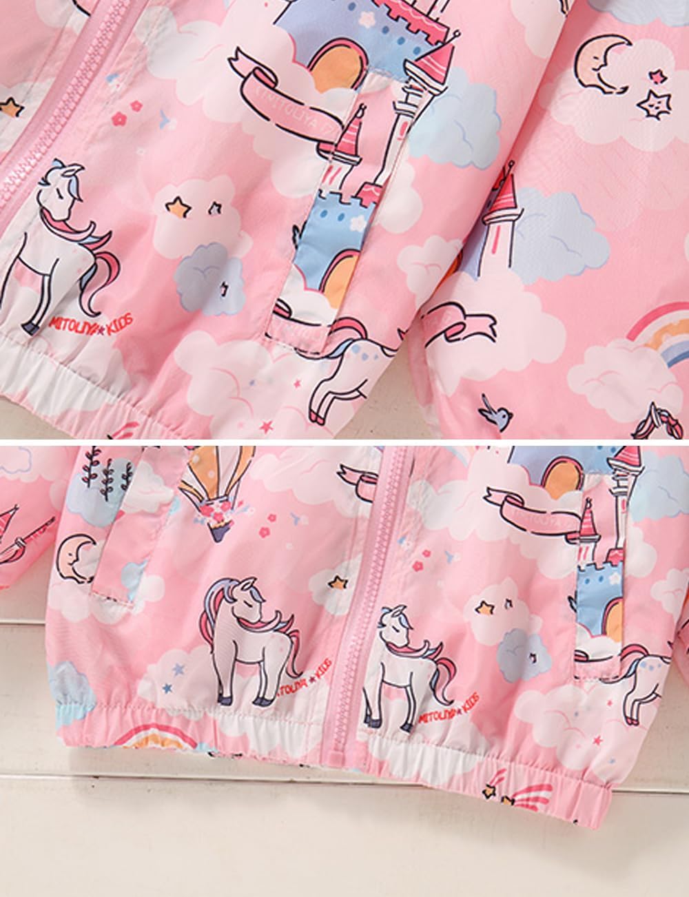 Flamingo Unicorn Little Hand Windbreaker Jacket