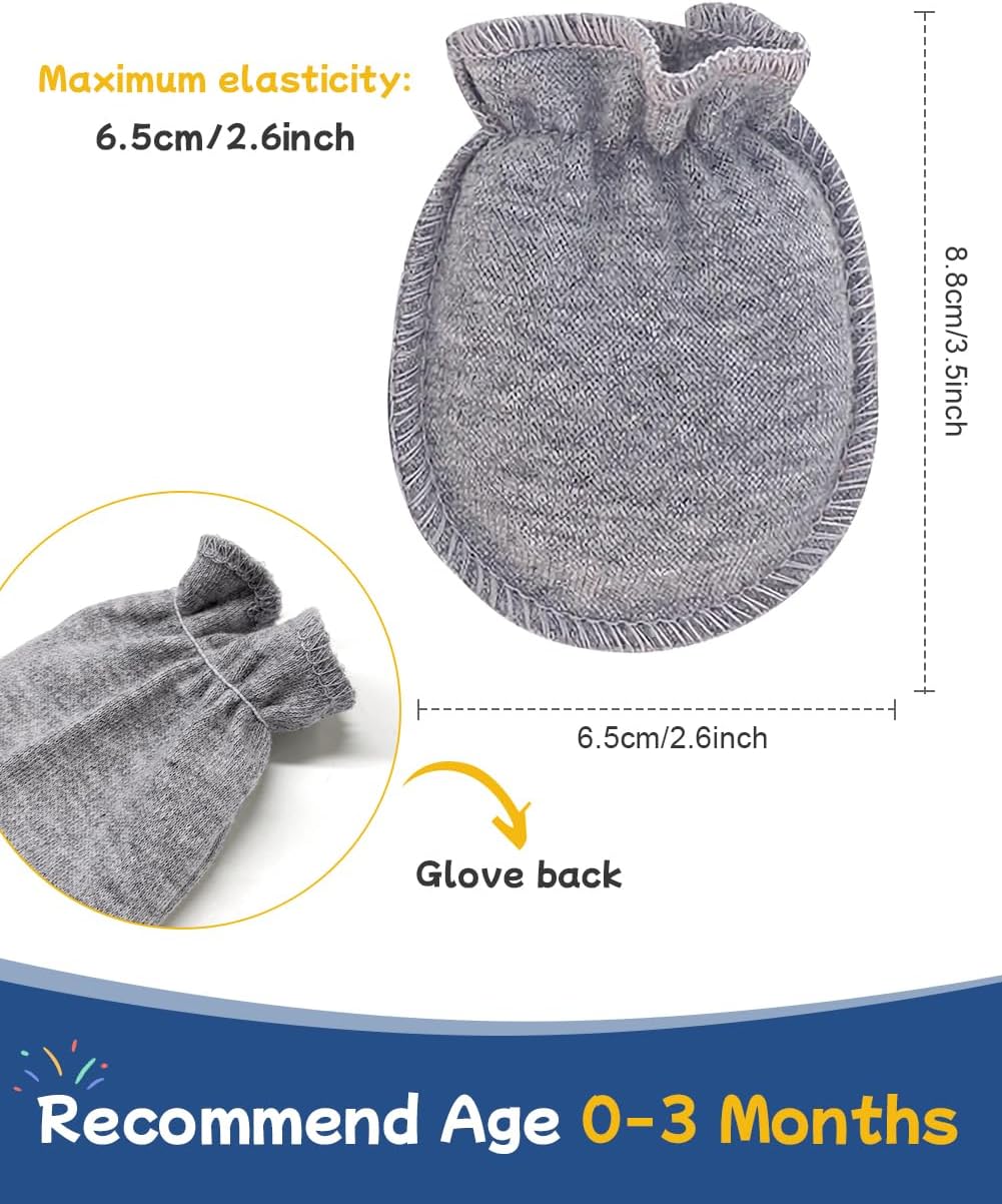 Cute Baby No Scratch Mittens