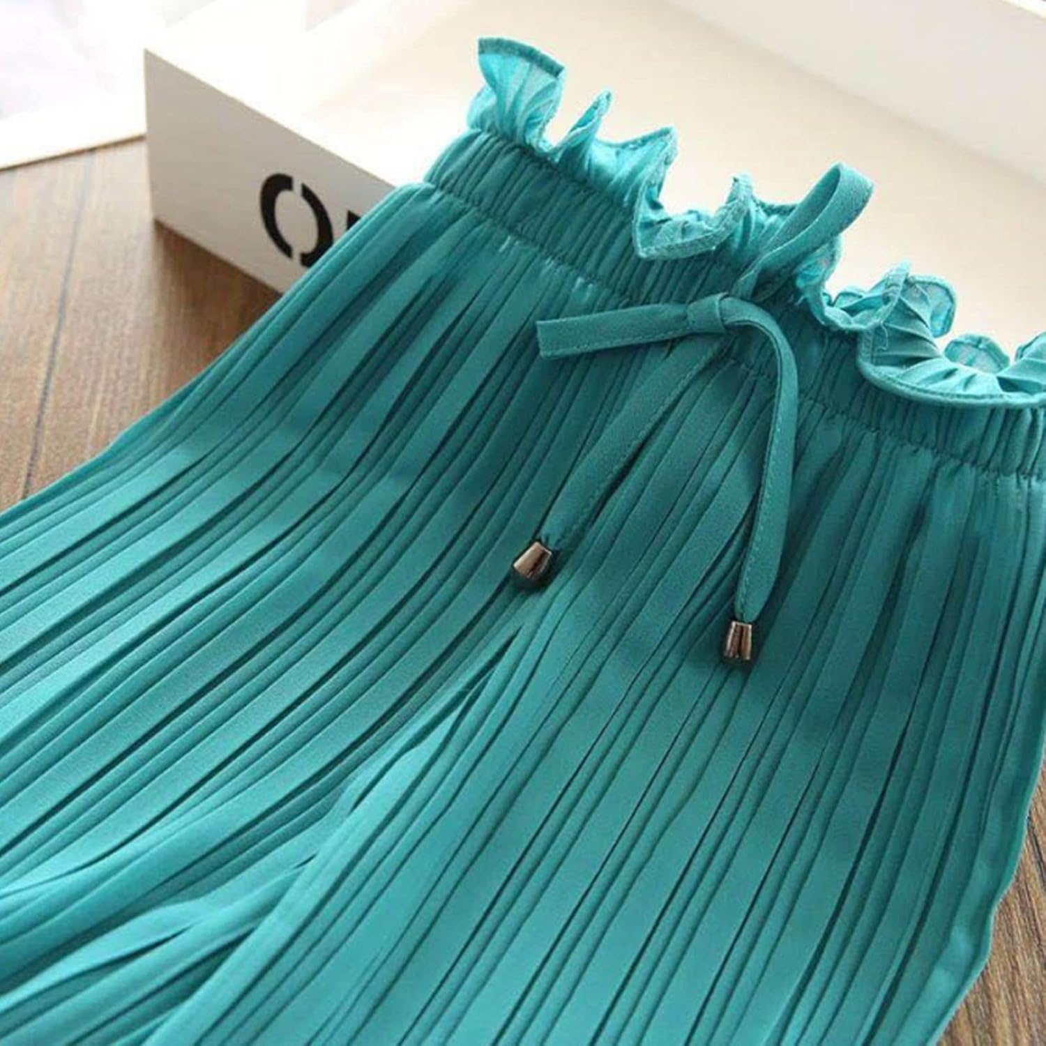 Soft Cotton Flowy Ruffled Pants for Babies