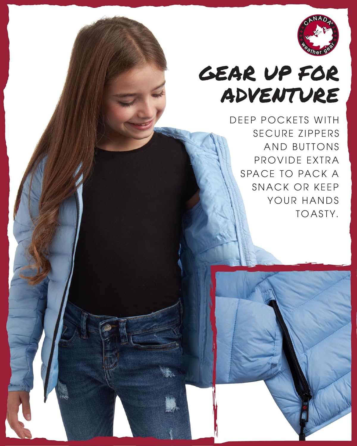 Available CanadaWeather Gear Puffie Jacket 7-16 - Lightweight packable waterproof