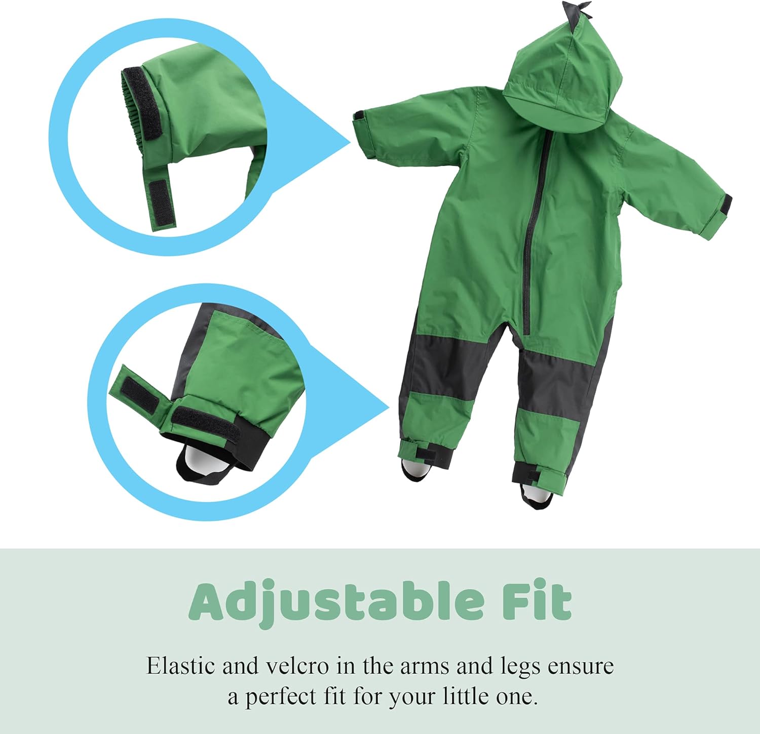 Cuddle Club Kids Muddy Buddy Waterproof Rain Suit One-Piece