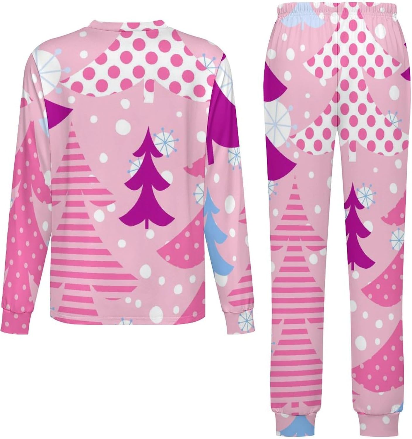 MEIKKO Christmas Snowman Thermal Pajamas for KidsSoft and Comfortable
