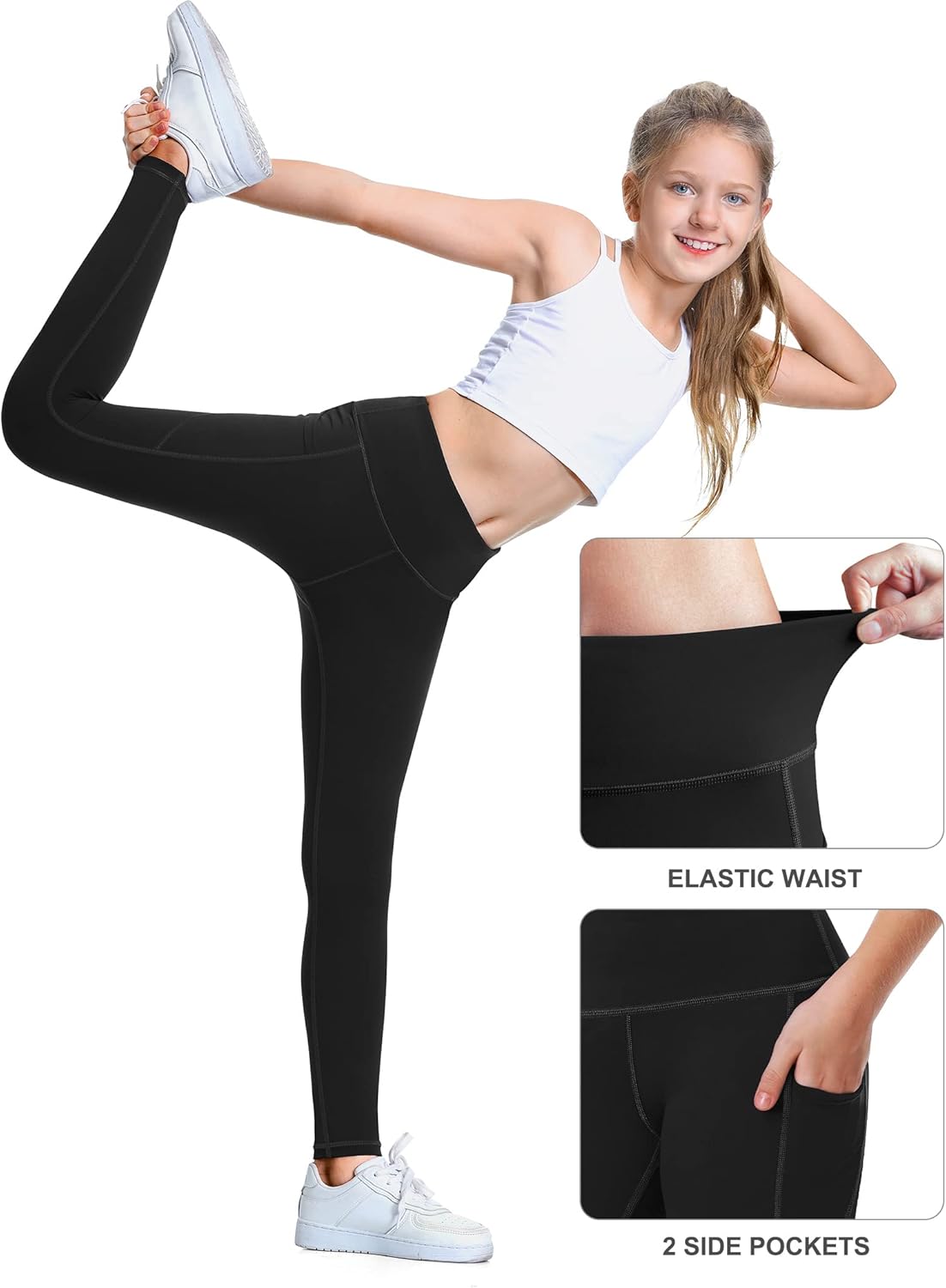 Sturdy Girls Leggings for Dancing Yoga