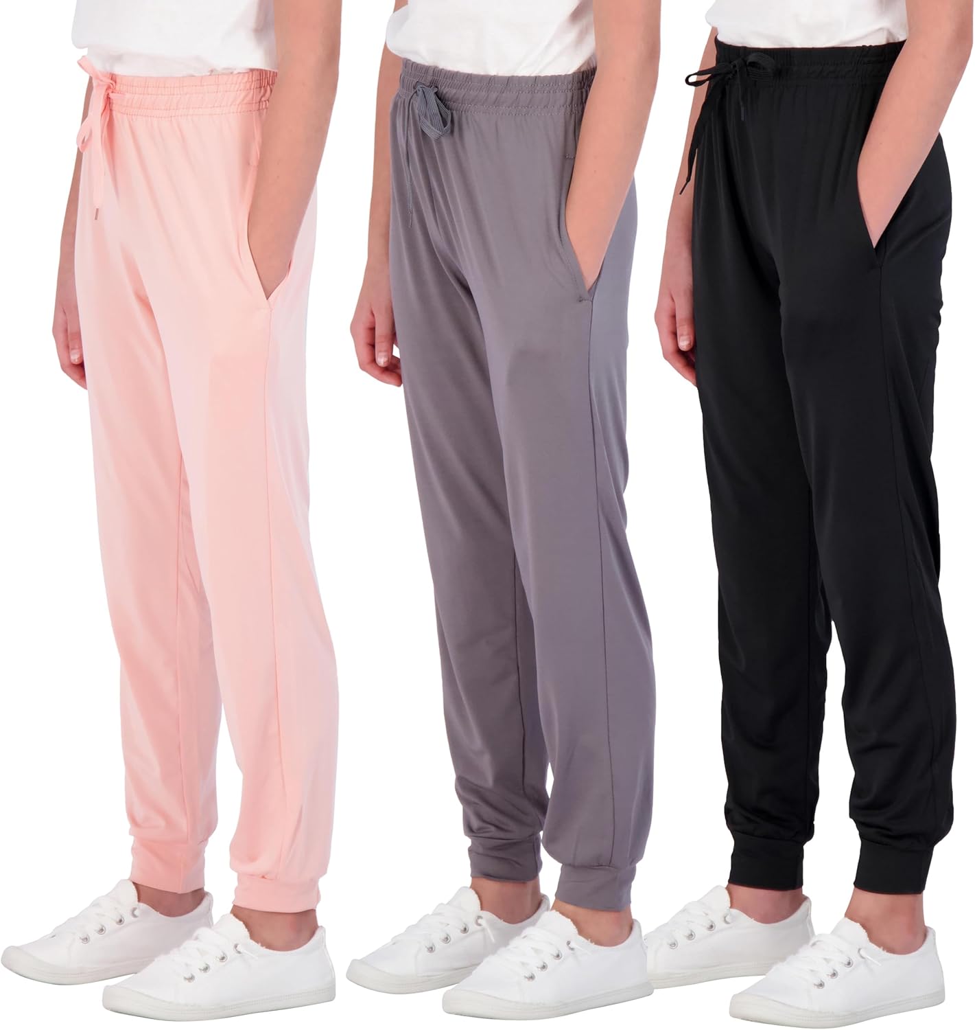 Girls Dry-Fit Jogger 3-Pack