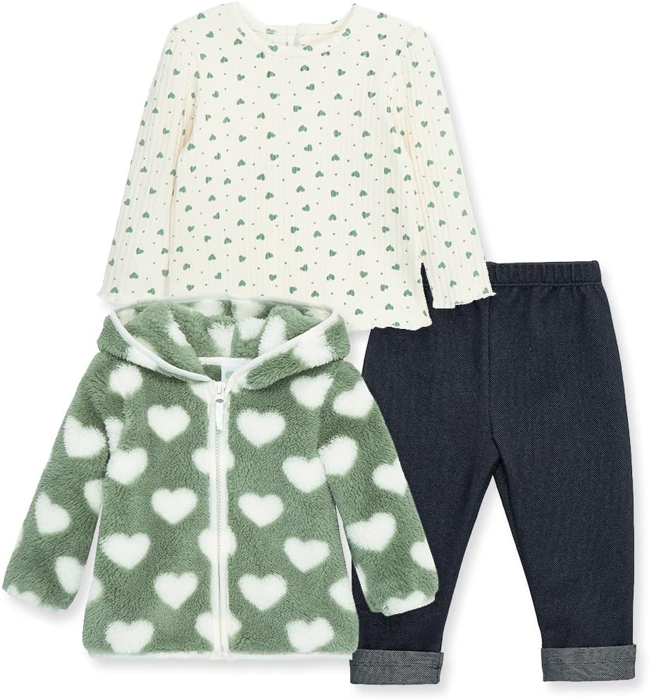 Little Me Baby Clothes - Cozy 3-Piece Set for Girls