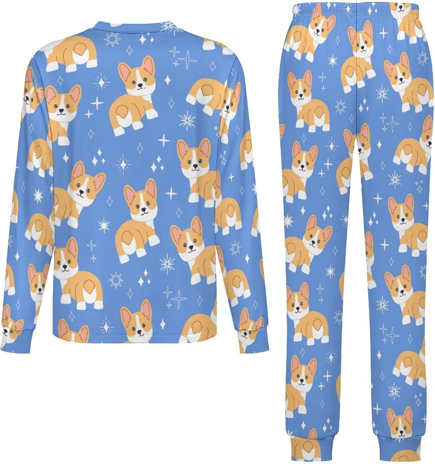 Meiko Kids Soft Long Sleeve Shirt Base Layer Bottoms Set