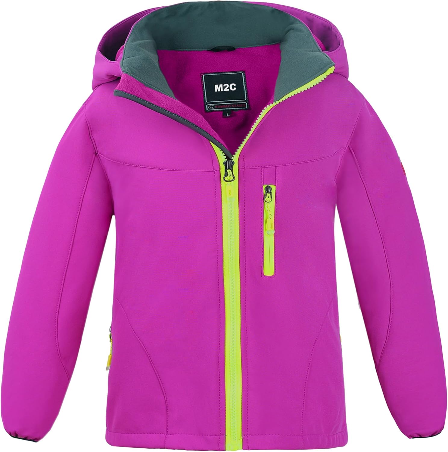 Thick Windbreaker Jacket Boys Girls Softshell