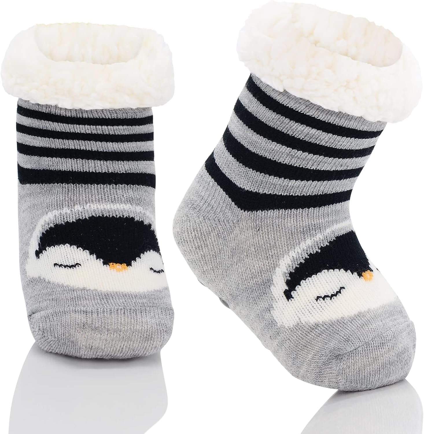 Zando Kids Christmas Socks Cute Animal Patterns for Festive Season