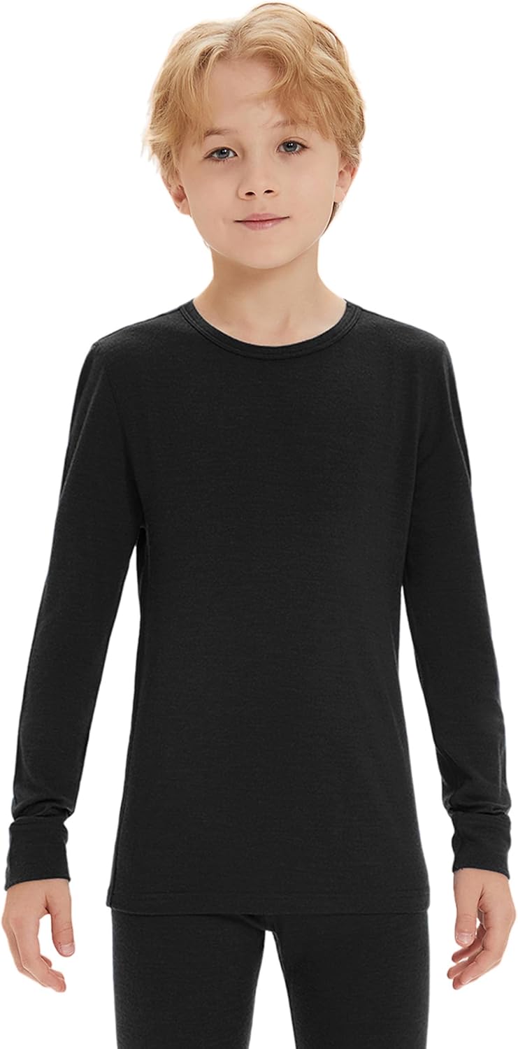 Iguana Merino Wool Base Layer Thermal Underwear for Kids 1