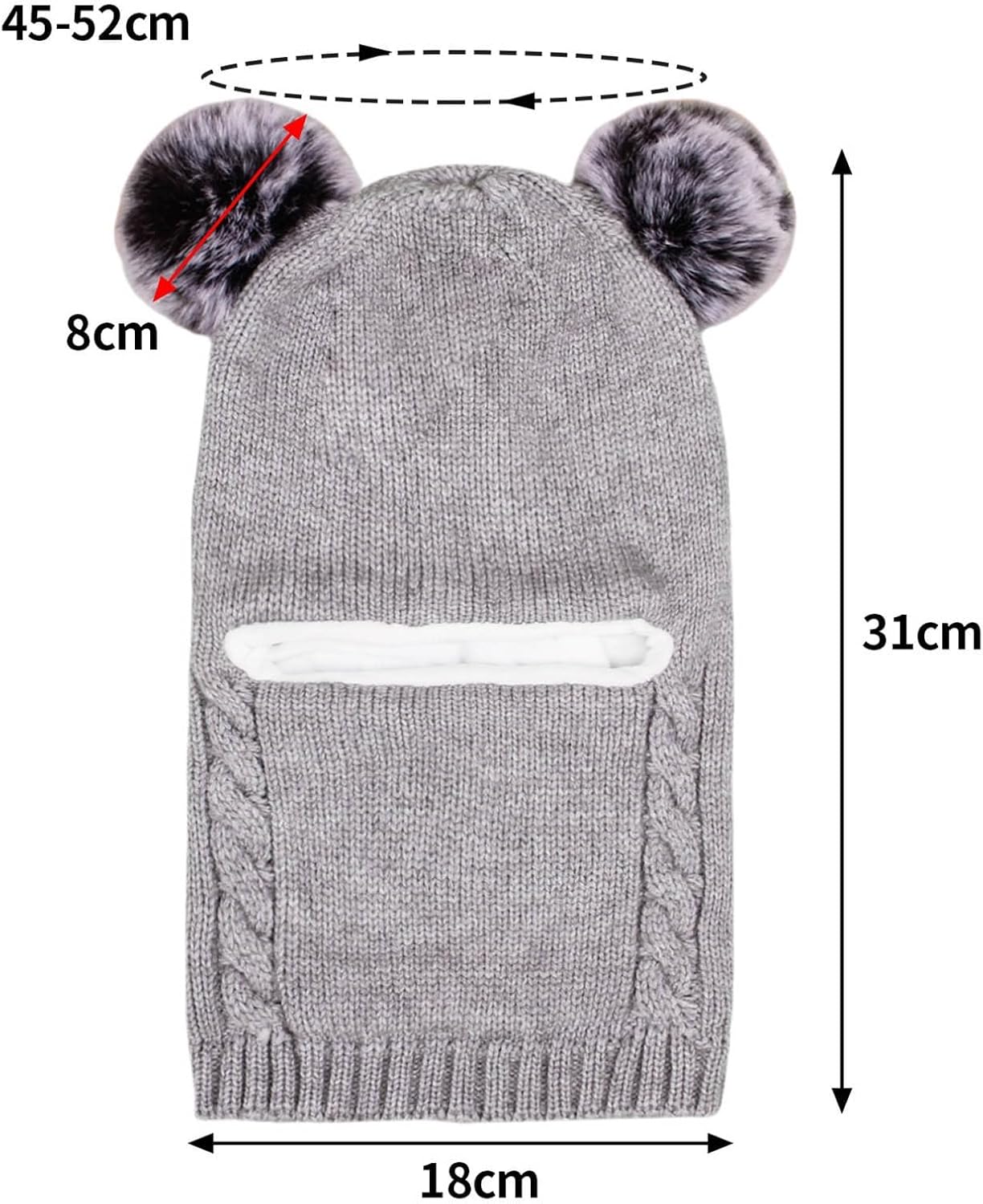 Perfect Winter Accessories for Baby Girls Cotton Earflap Hats Scarves