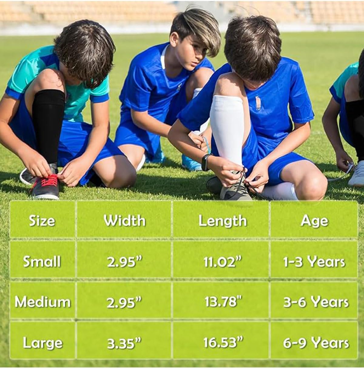 Knee-High Cotton Socks for Kids Perfect for Soccer More