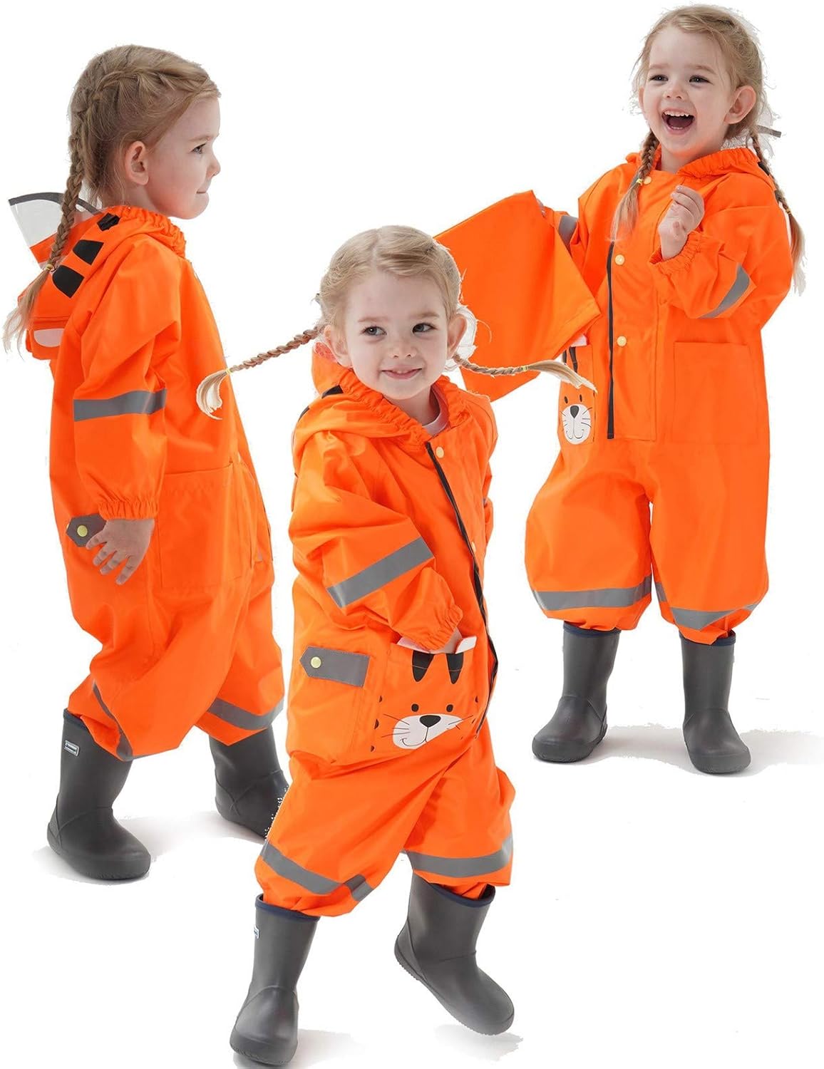 2025 Wind Rainproof Hoodie for Kids Adults