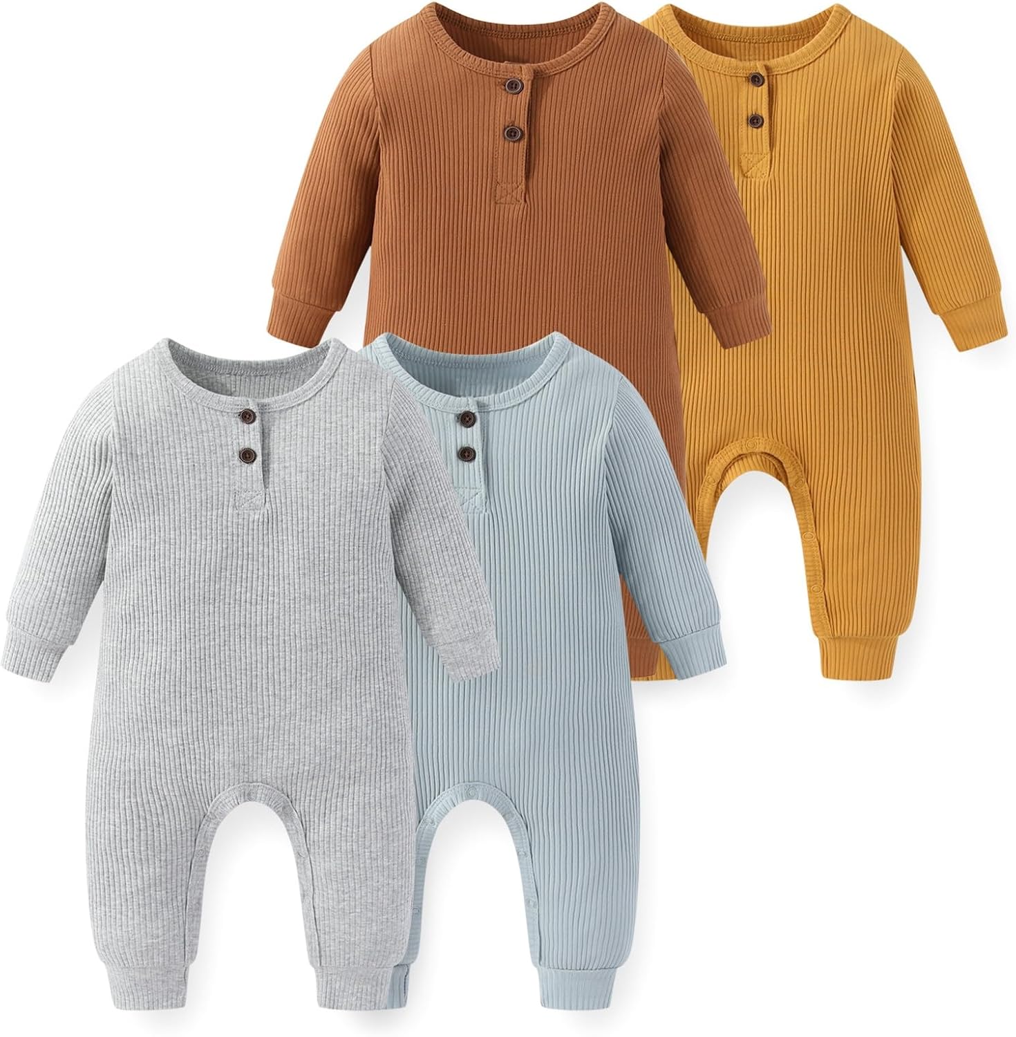 Stylish Unisex Baby Romper Set for 0-24 Months Soft Trendy