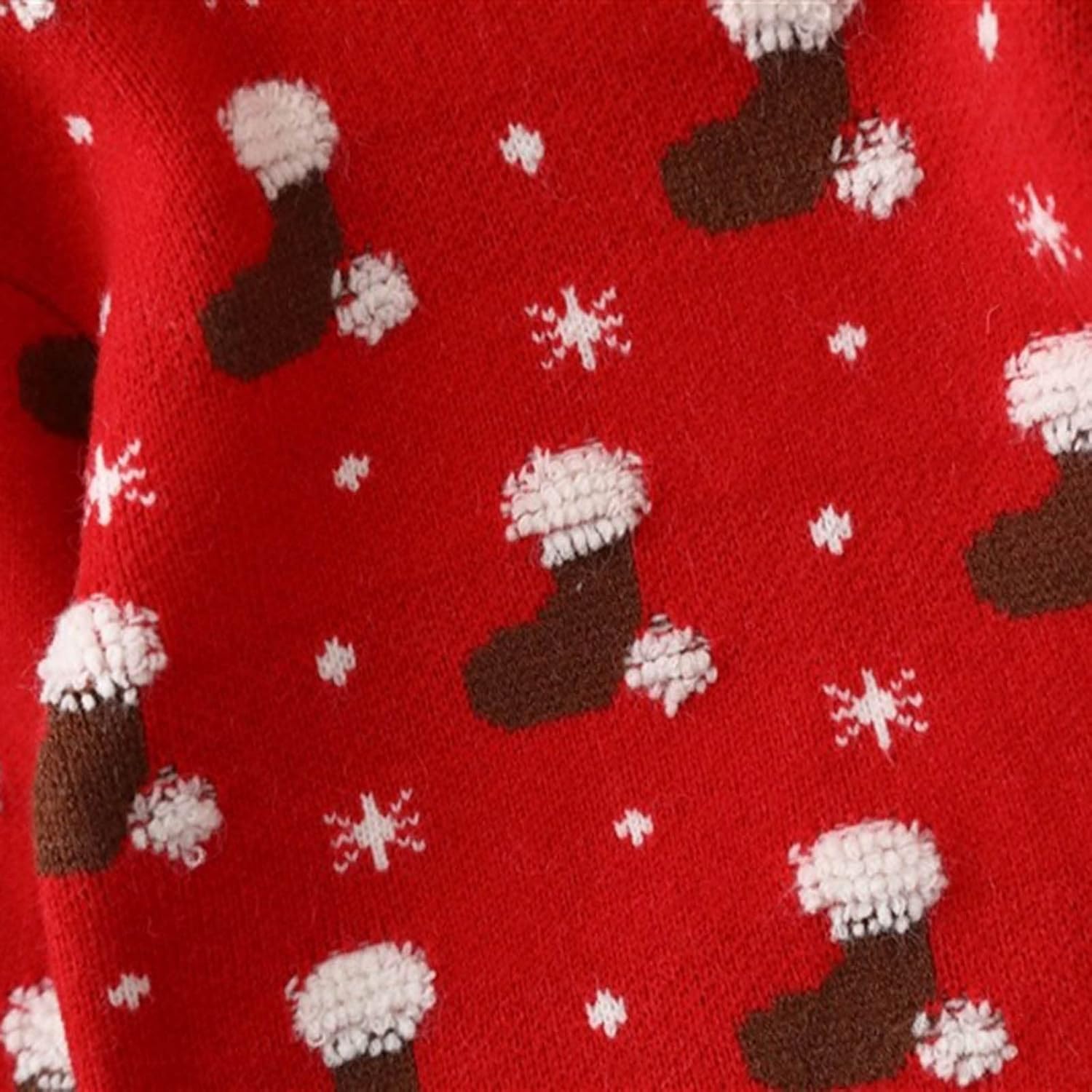 Baby Girl Christmas Sweater Chunky Knit Warm Pullover