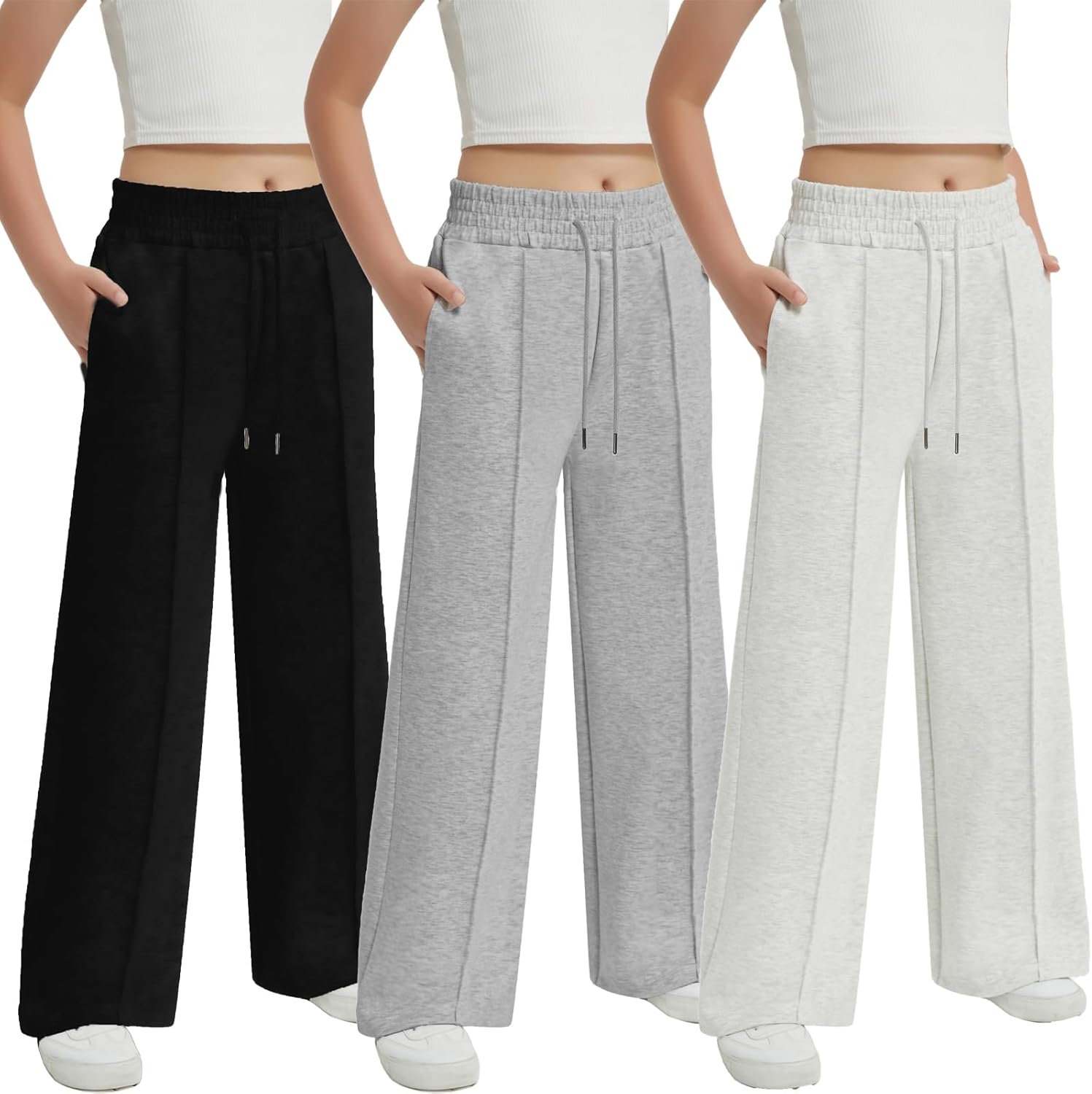 EXARUS Girls Wide Leg sweatpants