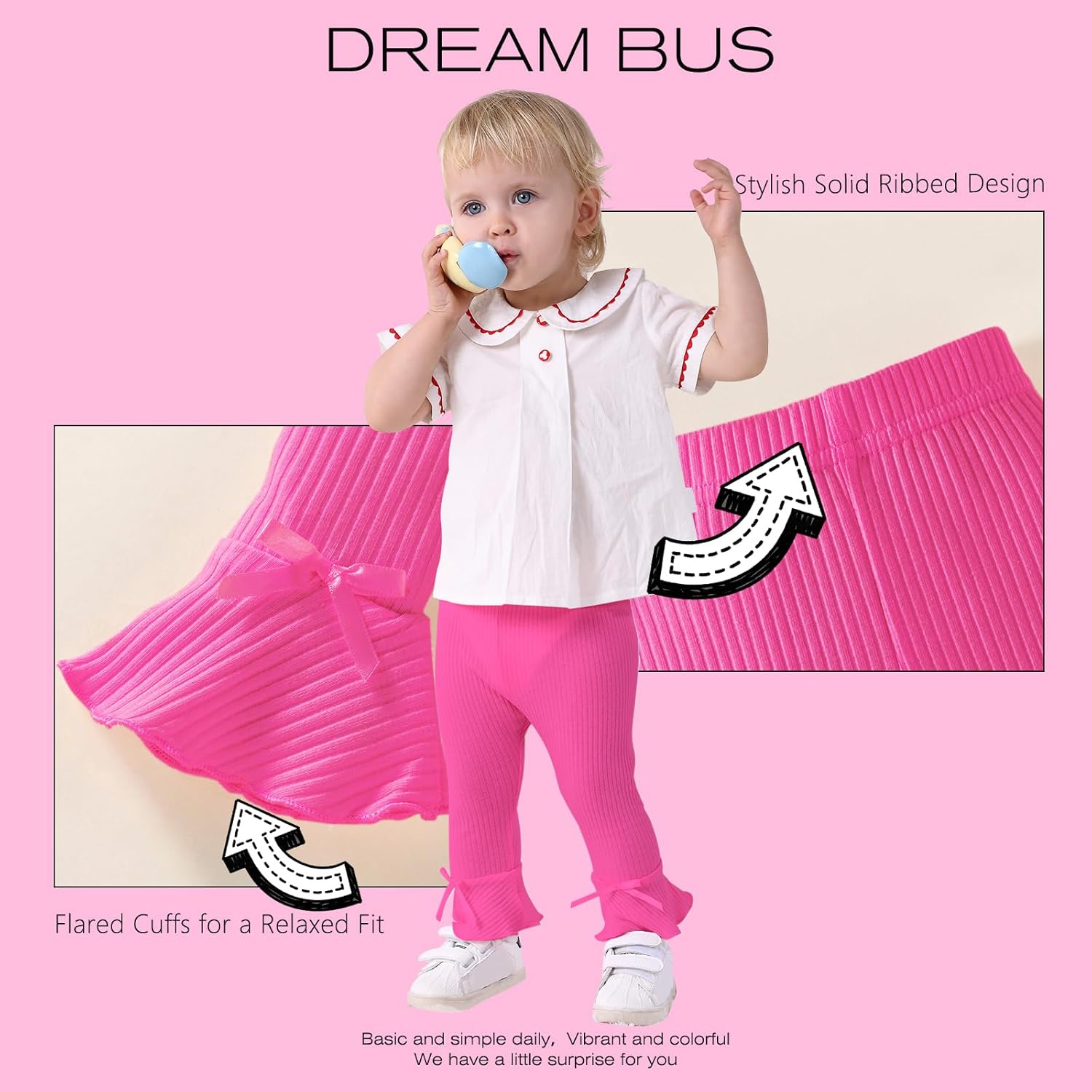 5-Piece DREAM BUS Baby Pants Mix and Match