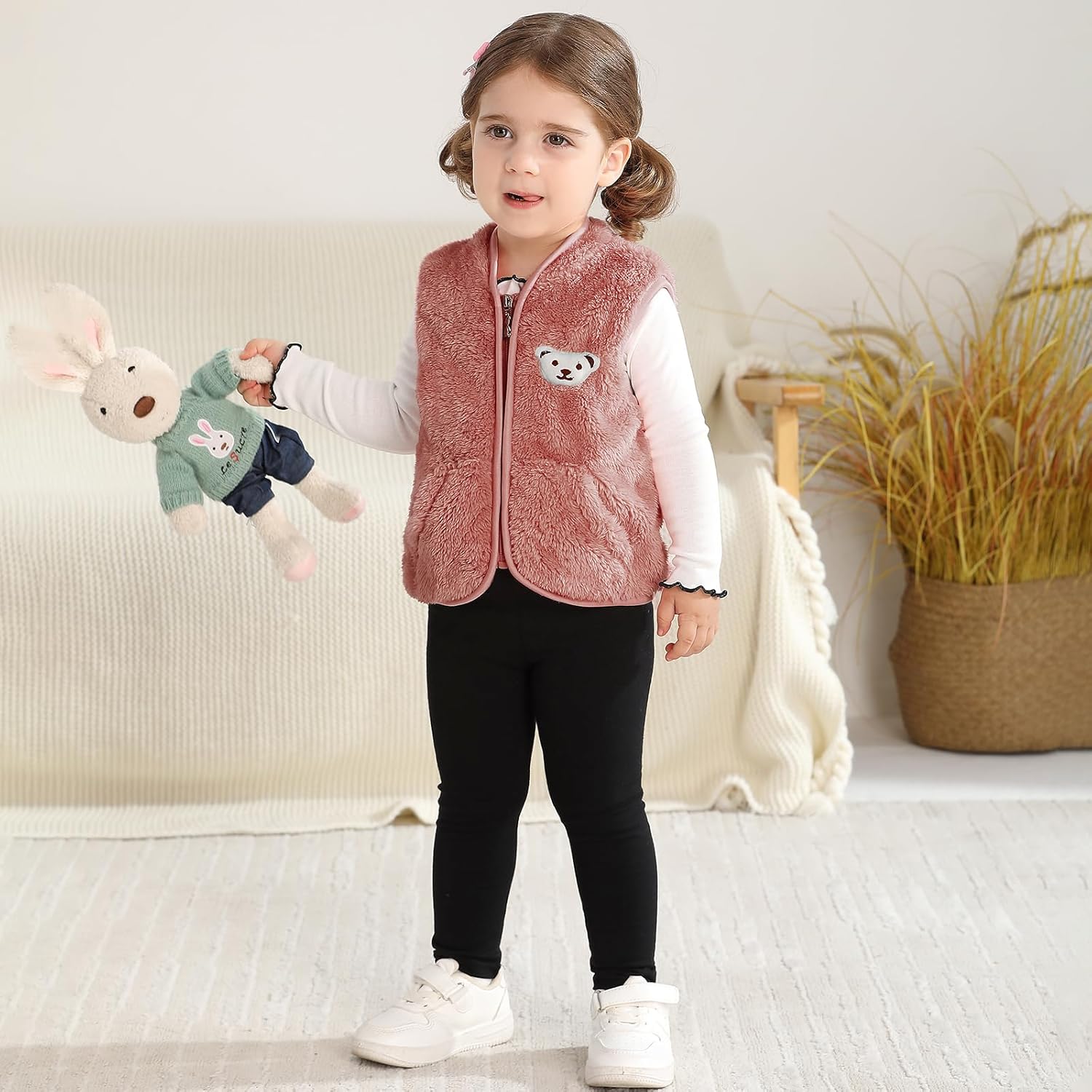 Adarl Vulnerable Winter Fleece Vest for Babies
