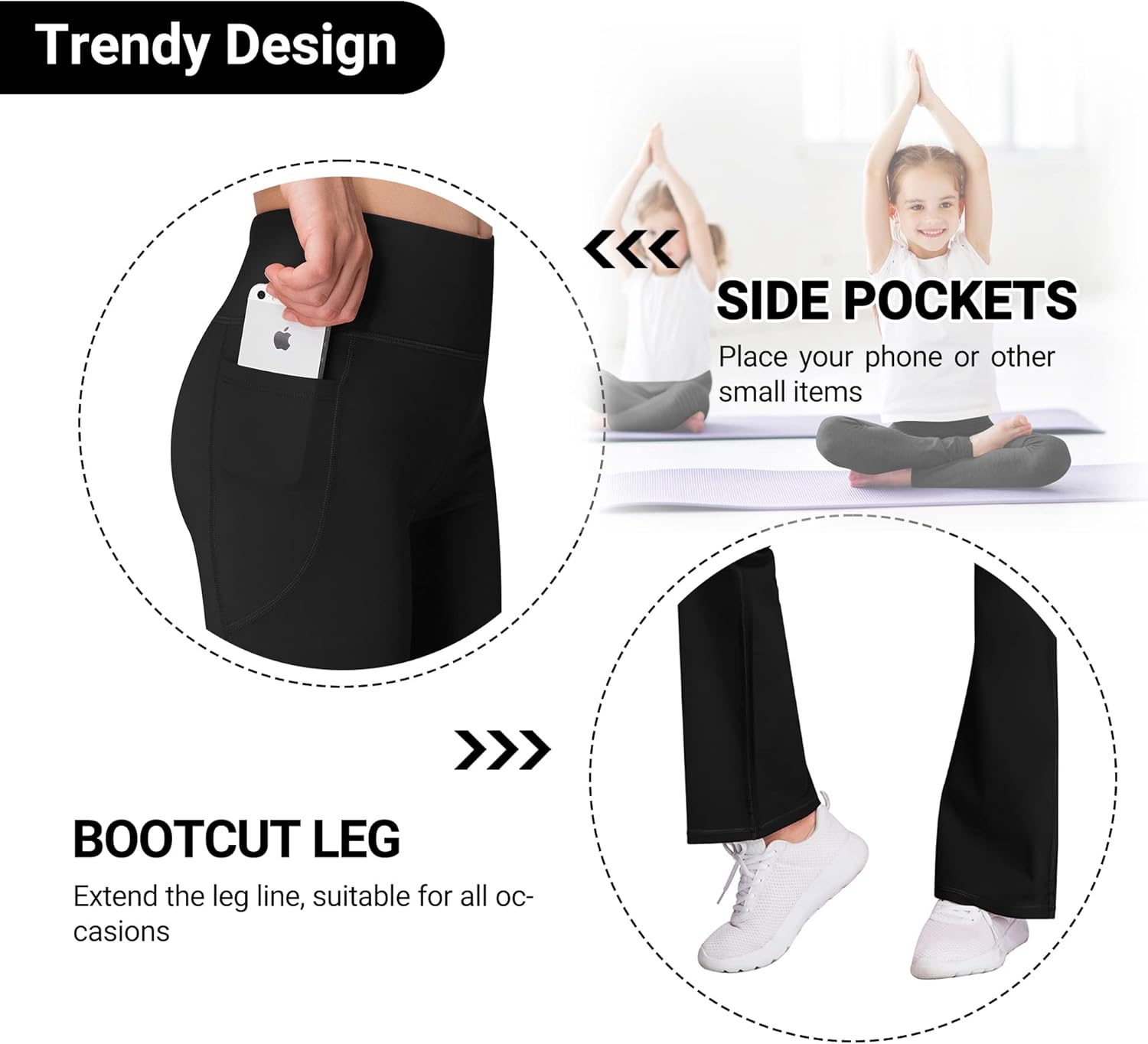 GIRL YOGA FLARE PANTS