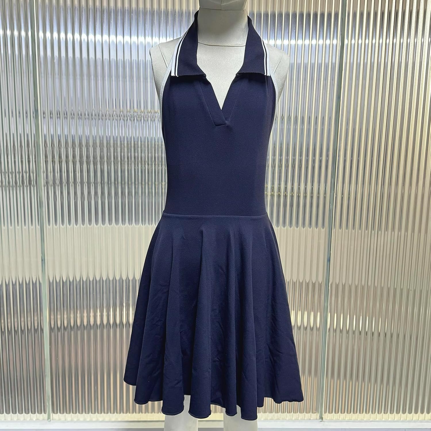 LAKolins High-performance Tennis Dress with Front Zipper for Girls