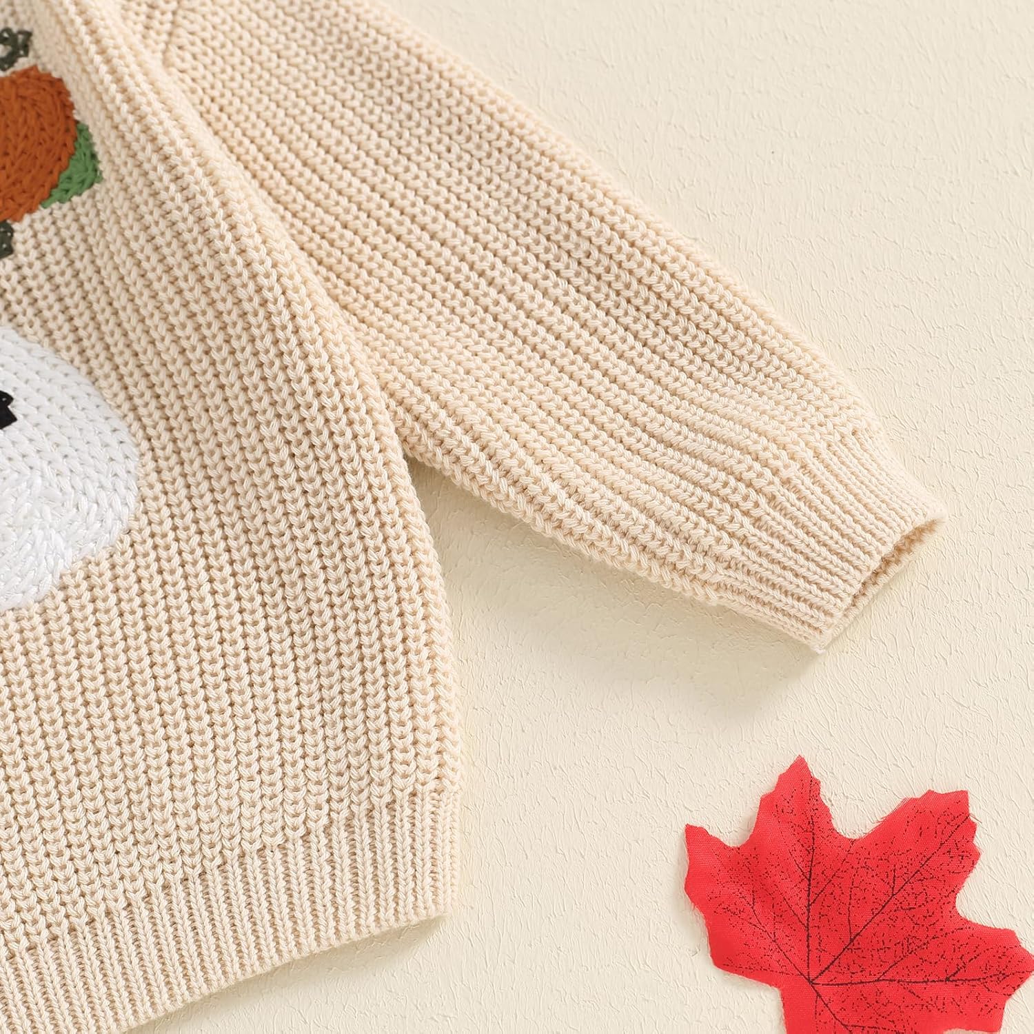 Halloween Toddler Outfit Knit Sweater Set
