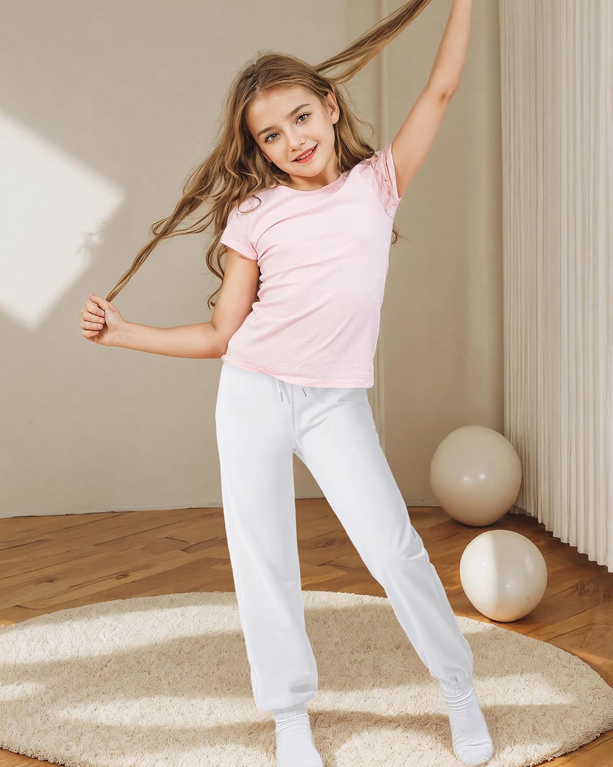 Comfy Stylish Girls Sweatpants for Jogging More