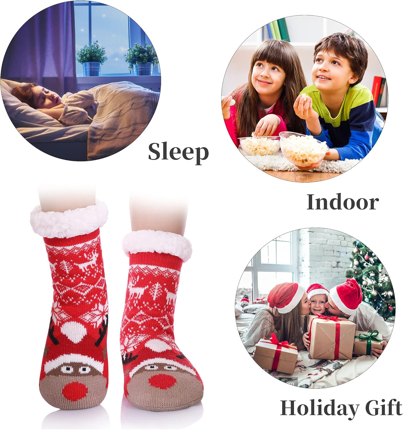 Fuzzy Winter Socks for Kids