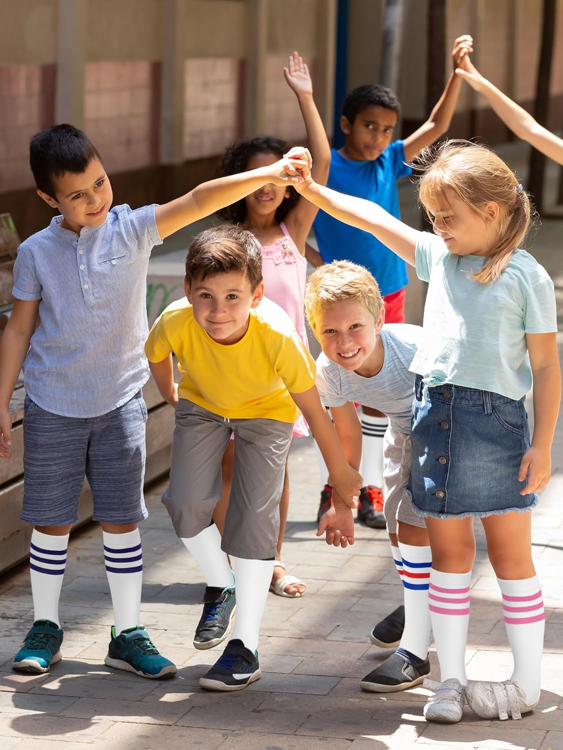 Fun Stripe Socks for Kids